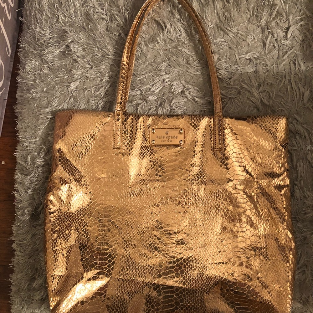 Kate spade gold tote
